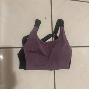 Women's Purple Sports Bra - Supportive and leggings Comfort